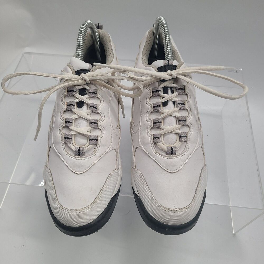 FootJoy GreenJoys 48713 Women’s White Leather Soft Spike Golf Shoes Size 9M